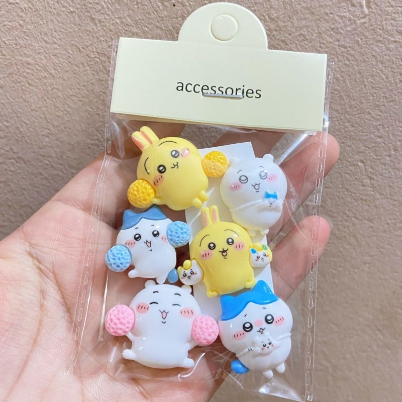 Laptop Accessories Cute - Милые наклейки-стикеры Chiikawa DIY из кремового