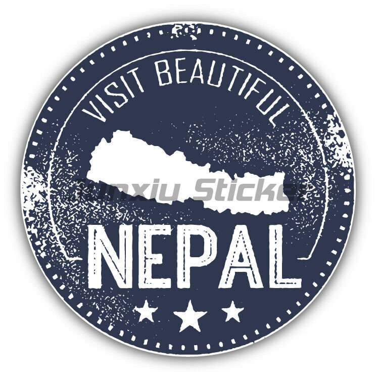 Laptop Accessories Nepal - Виниловая наклейка с флагом Непала для