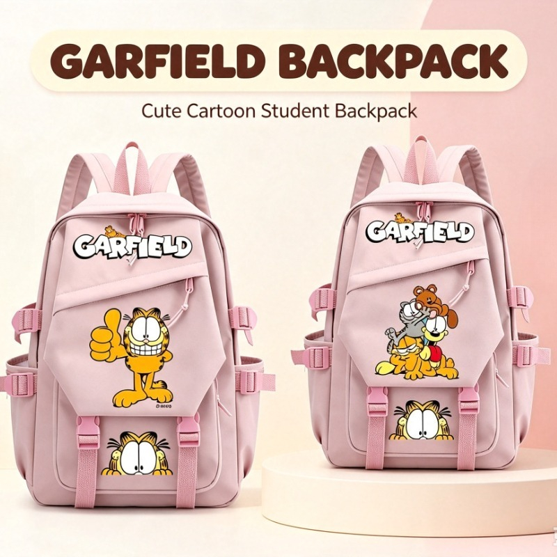Laptop Accessories Cute - Милый школьный рюкзак с Гарфилдом, легкий,