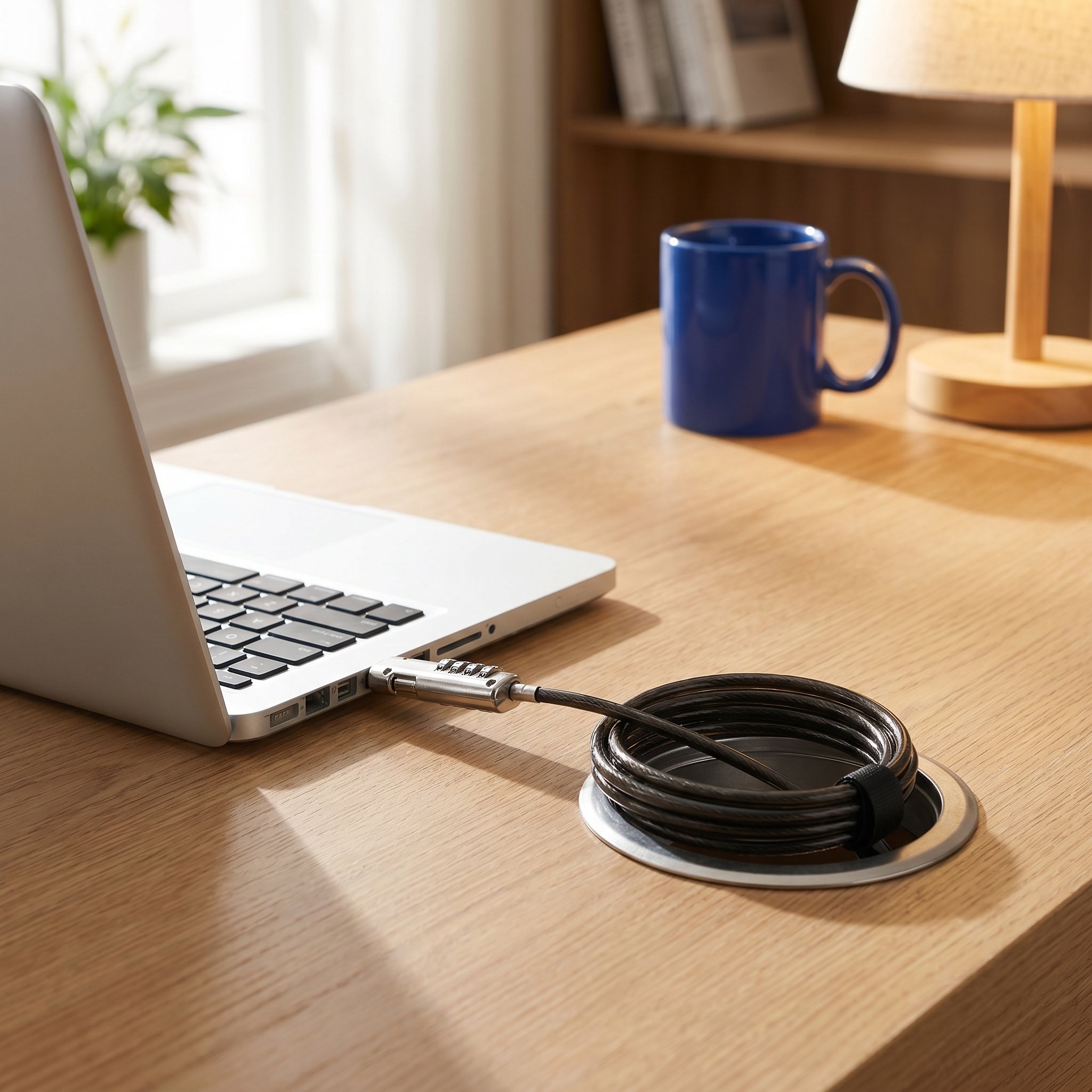 Замок для ноутбука с 4-значным – обзор и цена Laptop Lock Cable