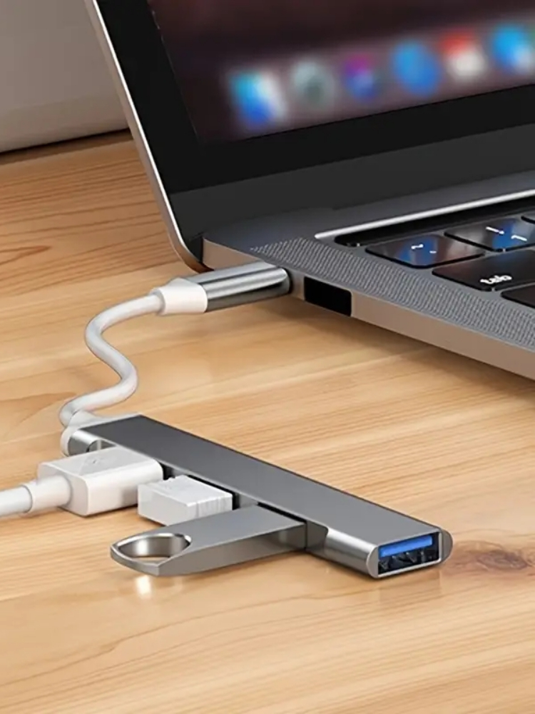 USB-адаптер-хаб Type-C с 4 пор – обзор и цена Apple Accessories Laptop