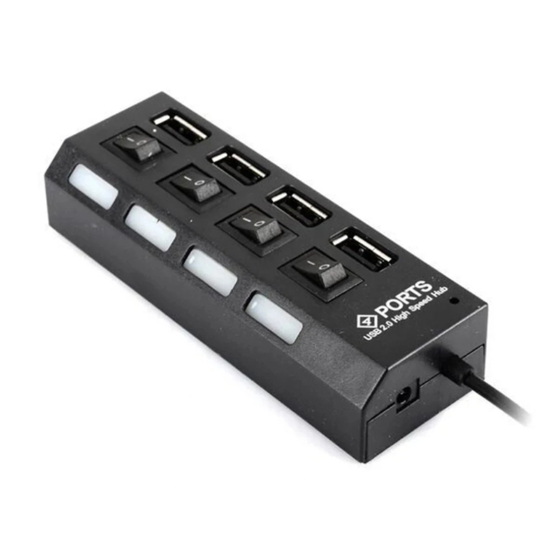 4-портовый USB 2.0-хаб-разветв – обзор и цена Laptop Accessories Computer