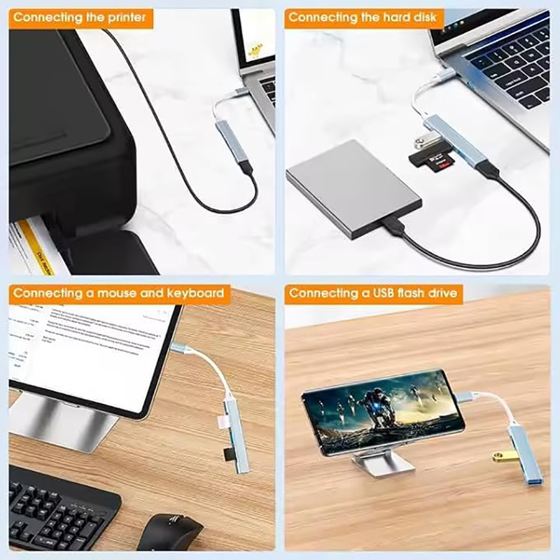USB-адаптер-хаб Type-C с 4 пор – обзор и цена Apple Accessories Laptop