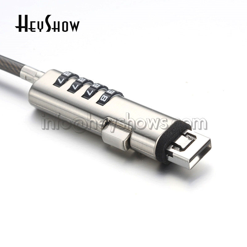 4-значный кодовый замок для US – обзор и цена Laptop Lock Cable