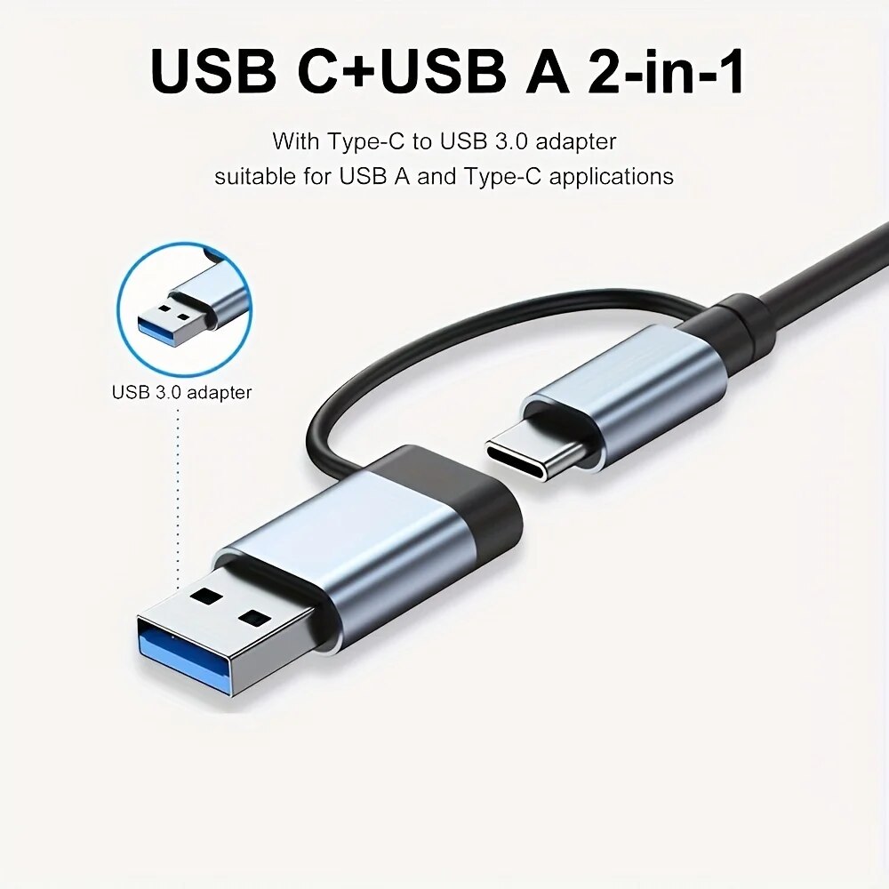 USB-хаб 2-в-1 с 7 портами USB  – обзор и цена Laptop Accessories Gadgets