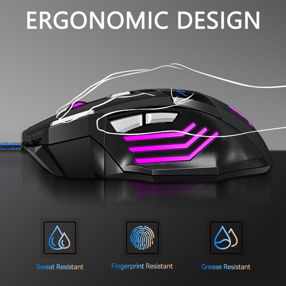 Проводная игровая мышь KEBIDUM – обзор и цена Laptop Electronics Accessories