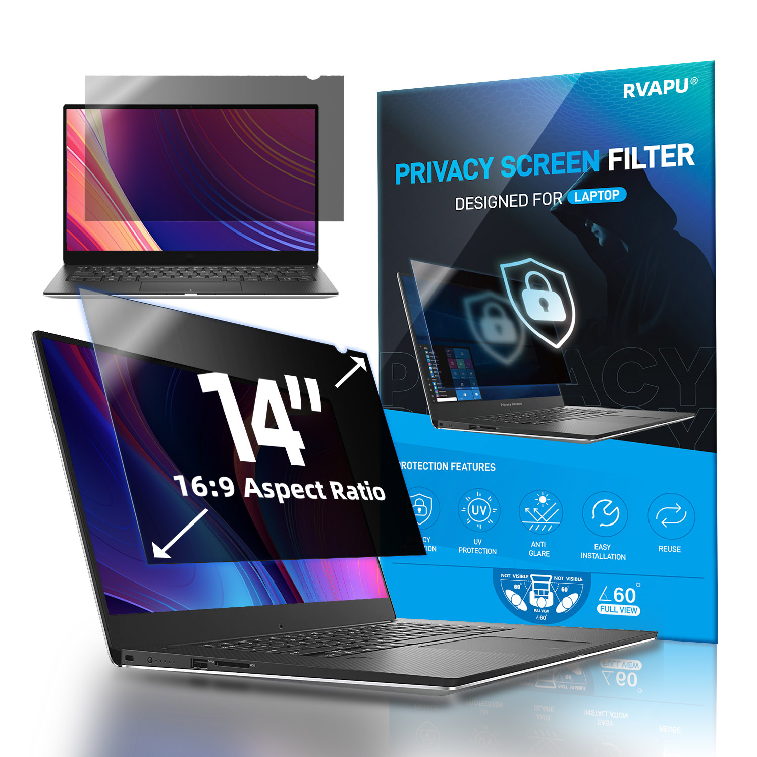 Для ноутбука 14-дюймовая съемн – обзор и цена Privacy Screen Filter