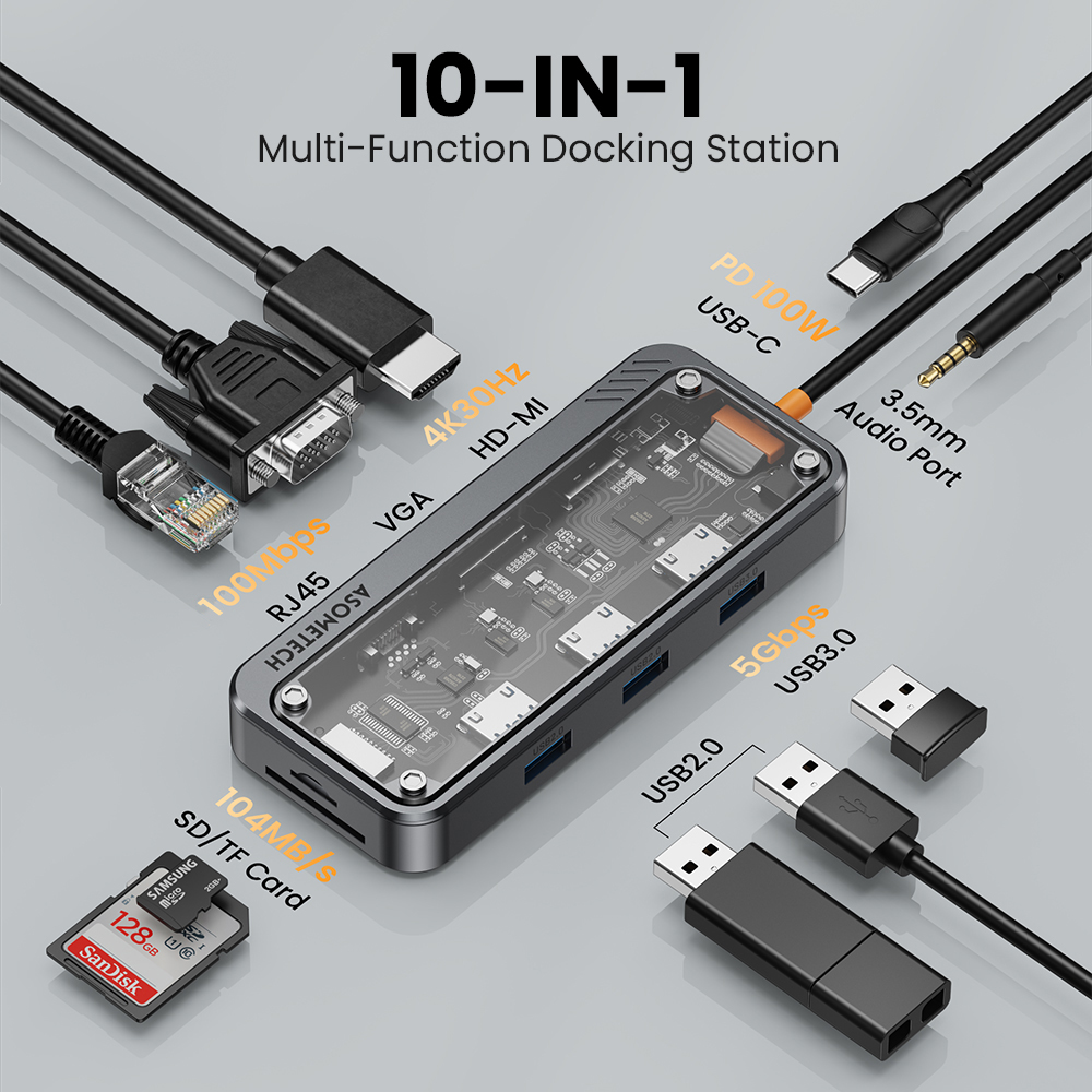 Концентратор 10 в 1 USB 3.0 ти – обзор и цена Apple Accessories Laptop